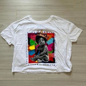 Biggie Smalls crop top
